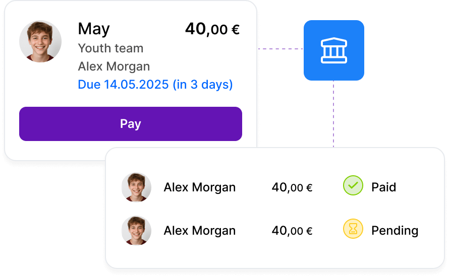 Financial management widget